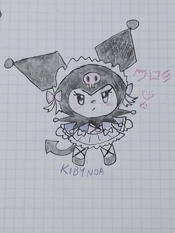 Kuromi doodle I did a while ago 