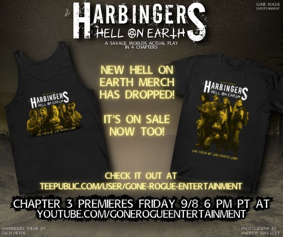 Hell on Earth Merch on sale now!