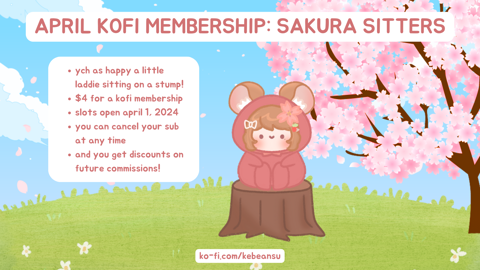 🌸 april membership 🌸