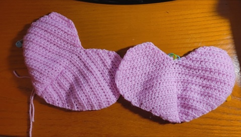 Crochet Top hearts