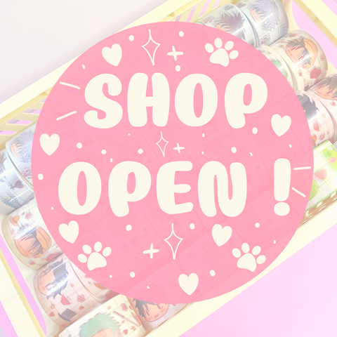 Shop open!💖
