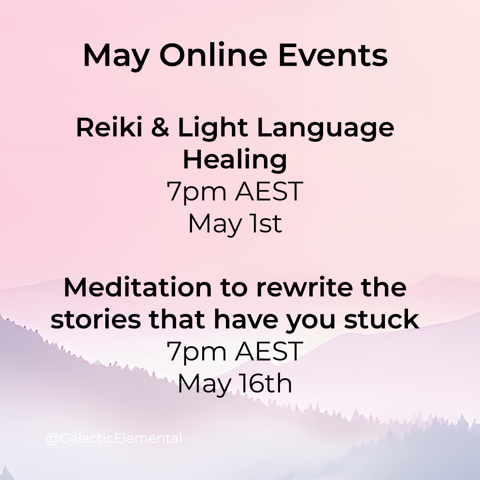 May Online Events