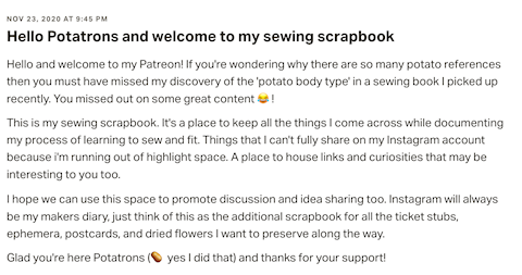 I now have a Patreon account!
