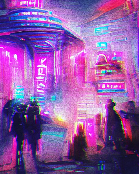 Dystopian Cyber City 4