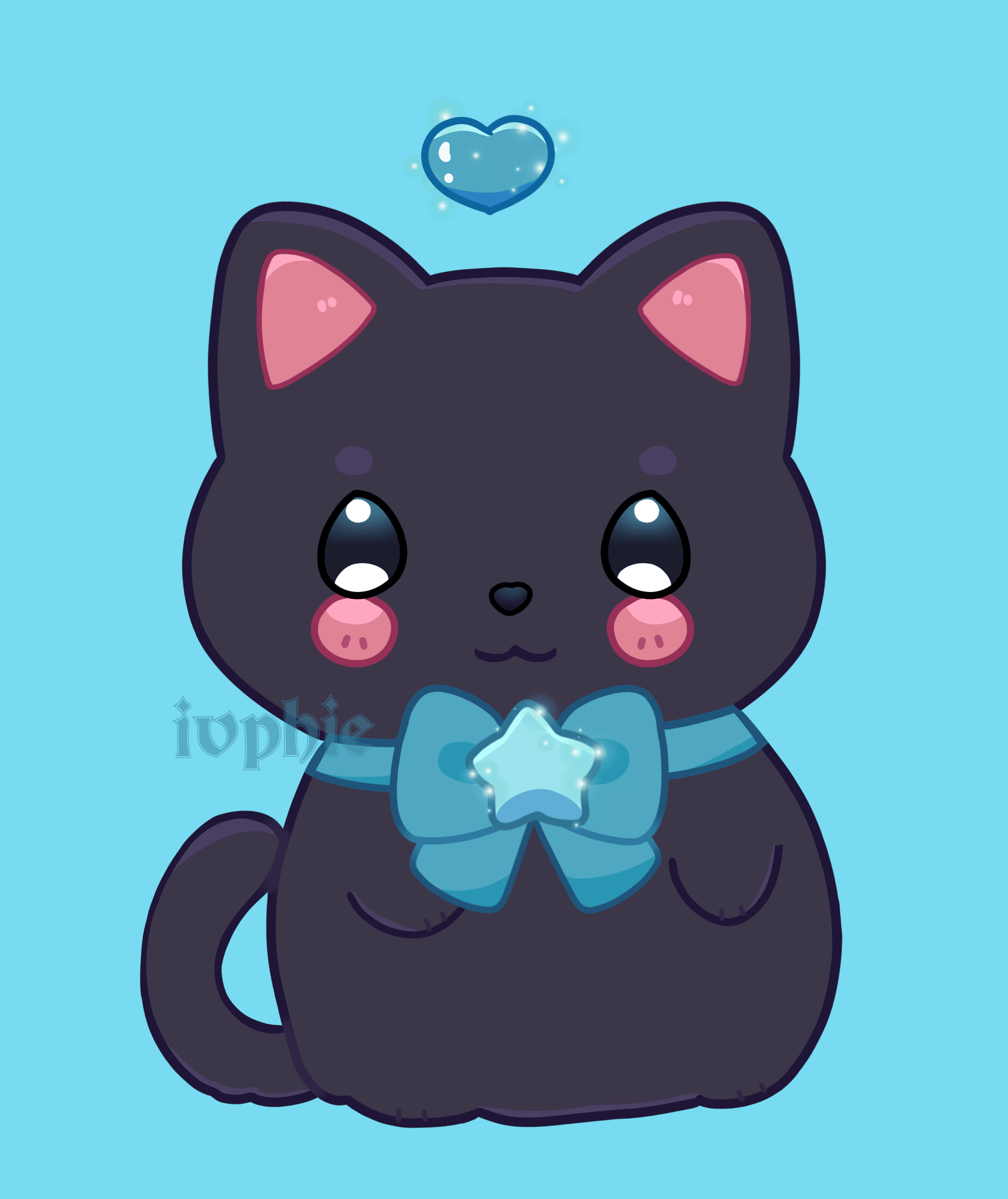 blue star kitty