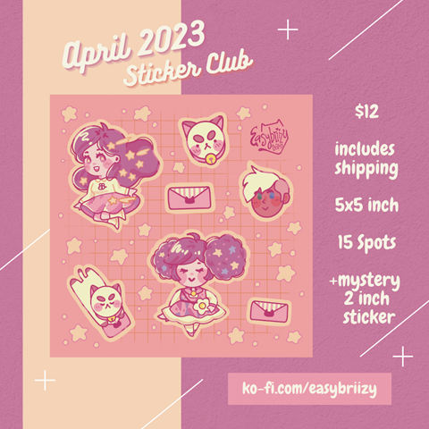 April 2023 Sticker Club