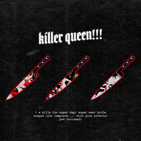 KILLER QUEEN : a dash icon template. - ZER0!'s Ko-fi Shop - Ko-fi ️ ...