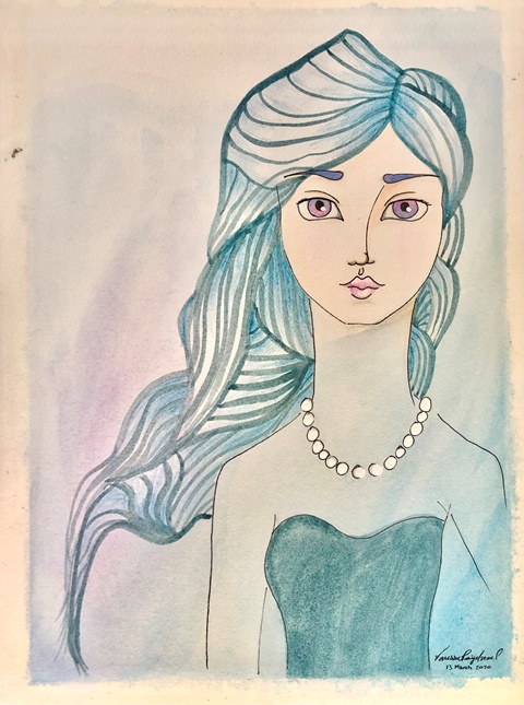 Watercolor Mermaid