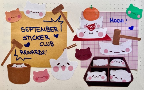 September Sticker Club rewards!