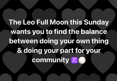 Leo Full Moon this Sunday!