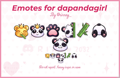 Emotes for Dapandagirl 