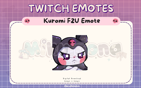 Kuromi and melody charms - MoonBunnyArt's Ko-fi Shop