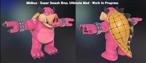 Super Smash Bros. Ultimate Mod WIP - Midbus 
