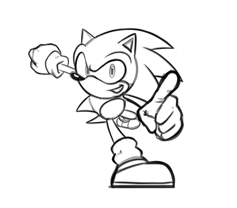Sonic X (Sketch)