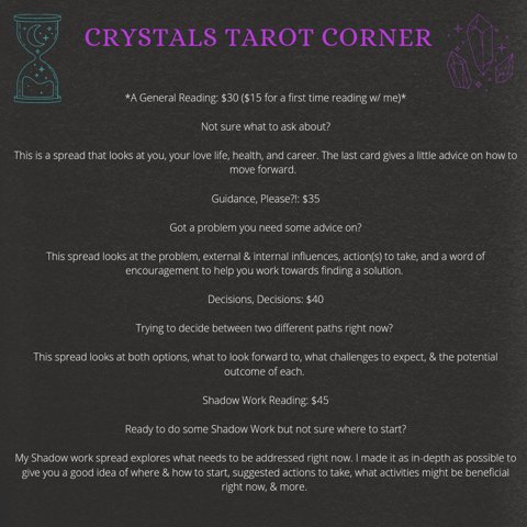 Buy Crystals Tarot Corner a Coffee. ko-fi.com/crystalstarotcorner - Ko ...