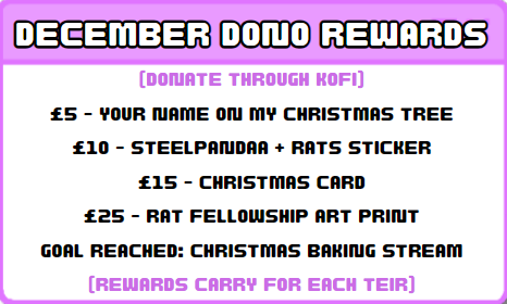 December dono rewards!