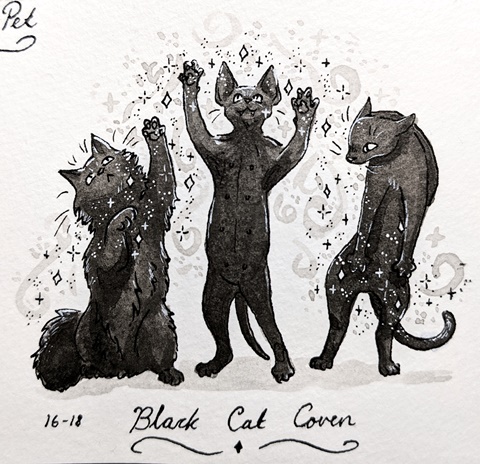 Hexoween - Black Cat Coven 