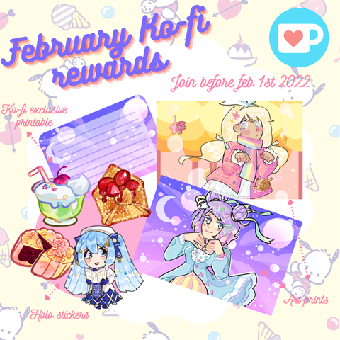 February ko-fi rewards