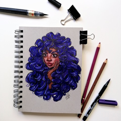 Purple hair 💜