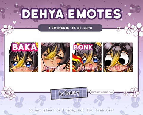 Twitch Emote Dehya Genshin. Streamer/ Discord/ Stream - Fhianri's