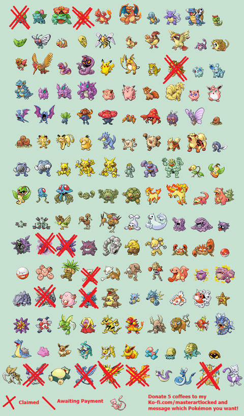 Pokemon Sprites -  - Ko-fi ❤️ Where creators get