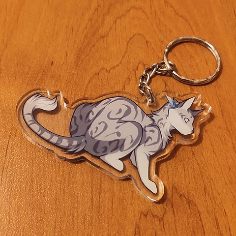 Warrior Cats keychain - Jayfeather - Hymneras's Ko-fi Shop - Ko-fi ️ ...