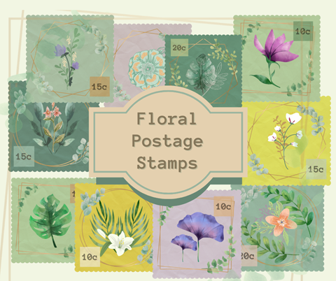 Vintage Victorian Pink Floral Stamps - Felicia @ Paper Made Creative's  Ko-fi Shop - Ko-fi ❤️ Where creators get support from fans through  donations, memberships, shop sales and more! The original 'Buy