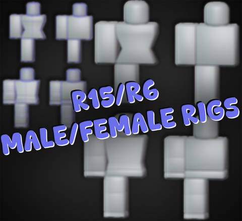 R15/R6 - Male/Female Roblox Rigs - Cloud Guy's Ko-fi Shop - Ko-fi ️ ...