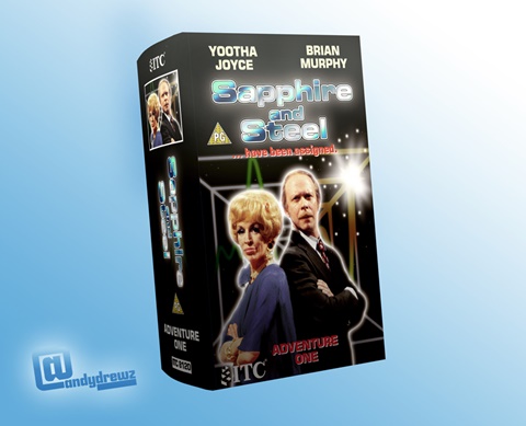 Sapphire & Steel VHS cover (George and Mildred)