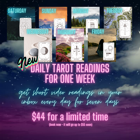 1 Week of Tarot Readings to Your Inbox!