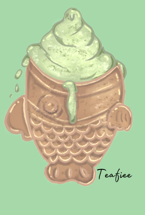 Green Tea Taiyaki Ice Cream