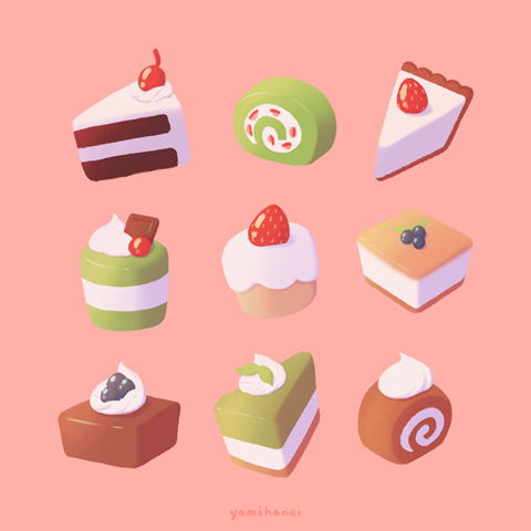 Tiny desserts