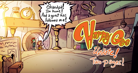 Harpy Gee comic update, May 29th 2023