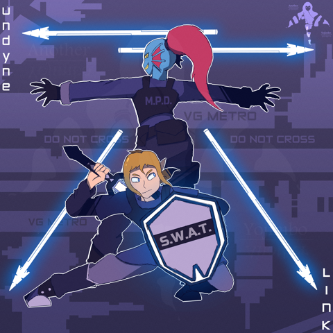 Undyne and Link (MPD Part 3/4)