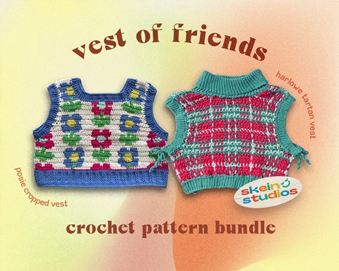 VEST OF FRIENDS: Crochet Pattern Bundle 💗
