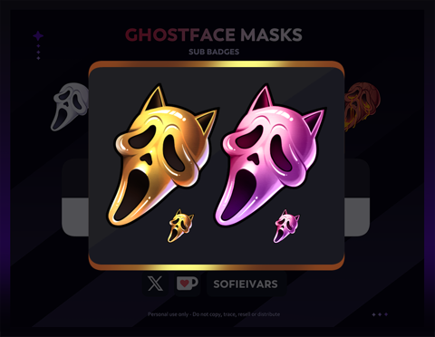 Cat Ghostface mask~!