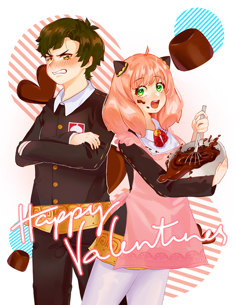 Valentine's with Anya and Damian
