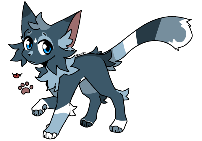 Feral Cat Adopt - 5 - Fishbone - Adopts & More's Ko-fi Shop - Ko-fi ️ ...