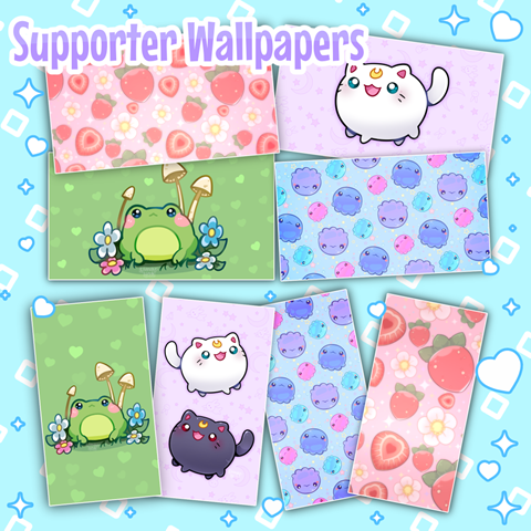Downloadable Wallpapers for supporters!