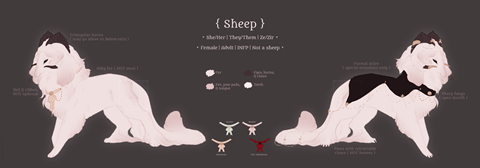 Sheep Reference Sheet