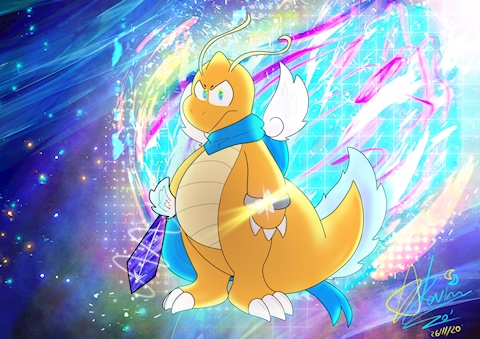 Kevin Dragonite but in HD!