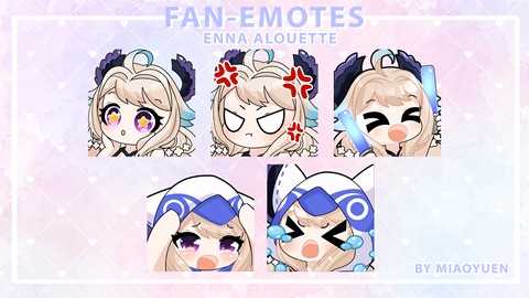 Enna Alouette Emotes are available for download!