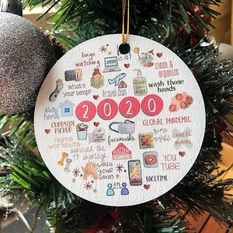 2020 A Year To Remember Christmas Ornament 