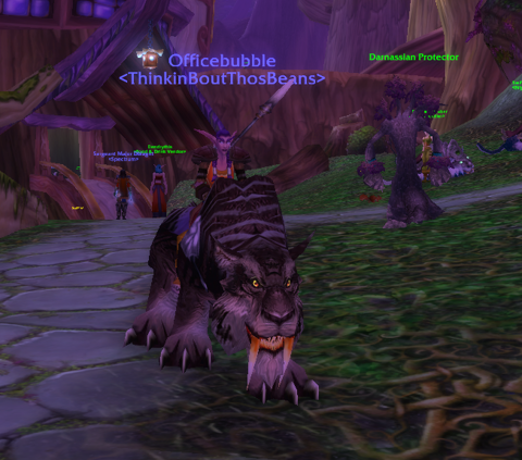 Stipped Nightsaber Mount WOW-SOD