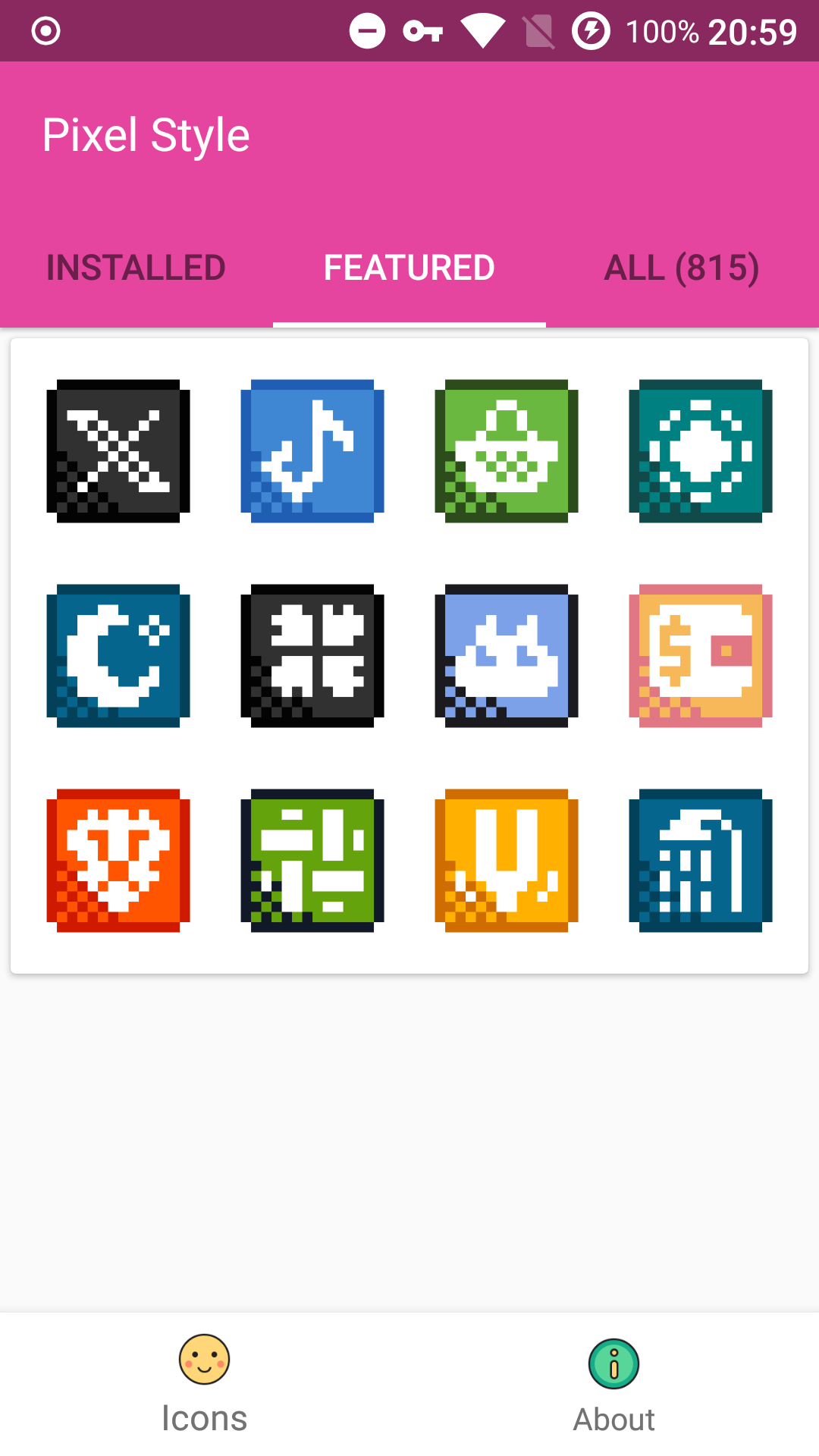 New PixelStyle update with 12 new icons!