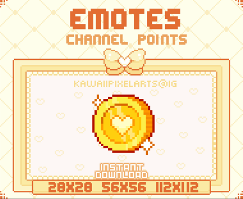 Pixel Heart Twitch Badges - glitchedinorbit's Ko-fi Shop - Ko-fi