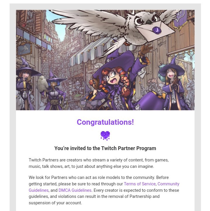 Well I'm partnered now!