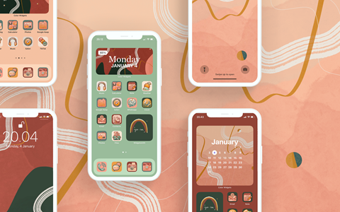 iOS Theme Pack 'Desert Journey'