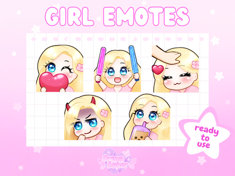 Pink Heart Coin Channel Points / Aesthetic / Kawaii / Streamer / Cute /  Emotes / Premade Twitch Emotes / Pink / Stream Emotes