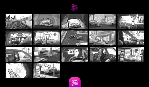 'Drive & Collect Points' Storyboard